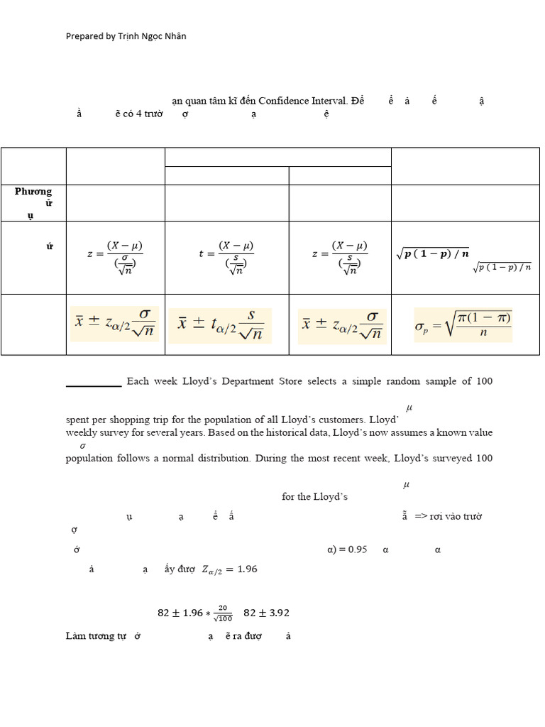 Lecture 8 - Sampling Distributions and Estimations | PDF | Confidence ...