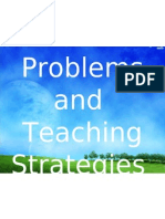 Problems and Teaching Strategies in Mathematic S