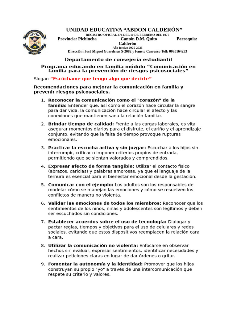 Educando en Familia ECA | PDF | Las emociones | Ciencias del comportamiento