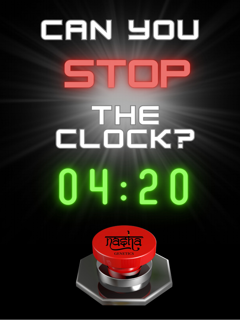 Stop The Clock Poster Laminado A2 PDF | PDF