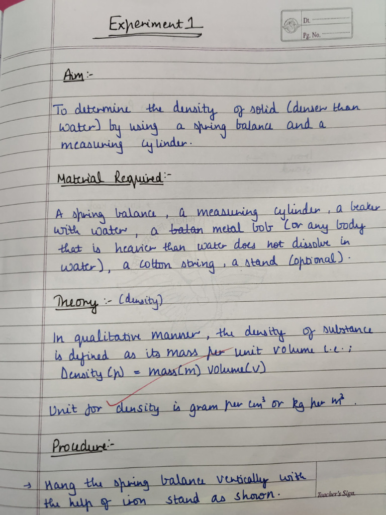 Physics Experiment | PDF