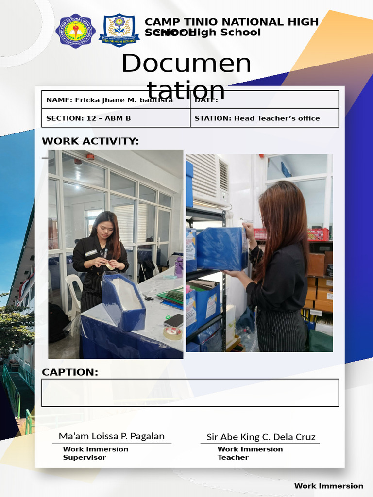Immersion-Documentation Final With Pic | PDF | Schools | School Types