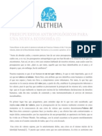 Presupuestos Antropológicos para Una Nueva Economía (I)