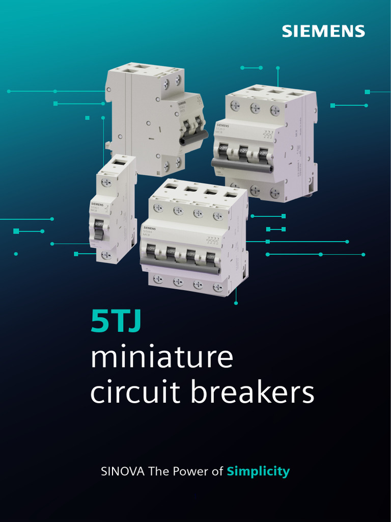 SINOVA 5TJ Miniature Circuit Breakers Brochure | PDF | Electric Current ...