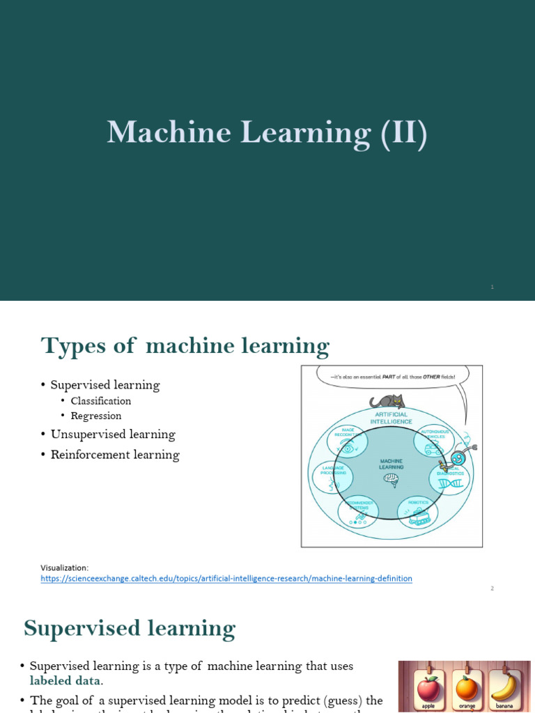 Machine Learning (II) | PDF | Dependent And Independent Variables ...