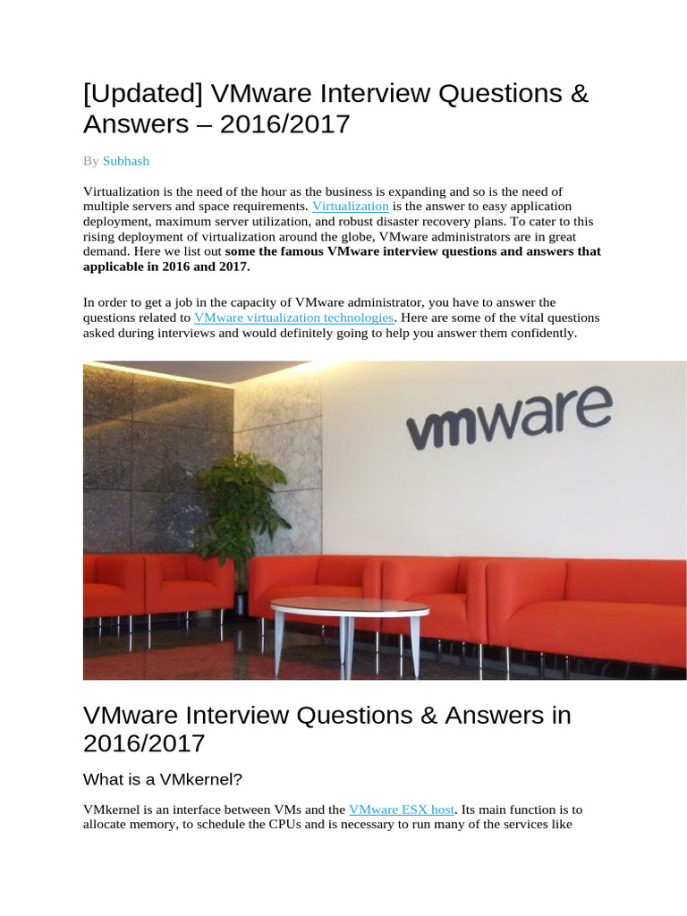VMware Question and Answers | PDF | Virtual Machine | Virtualization