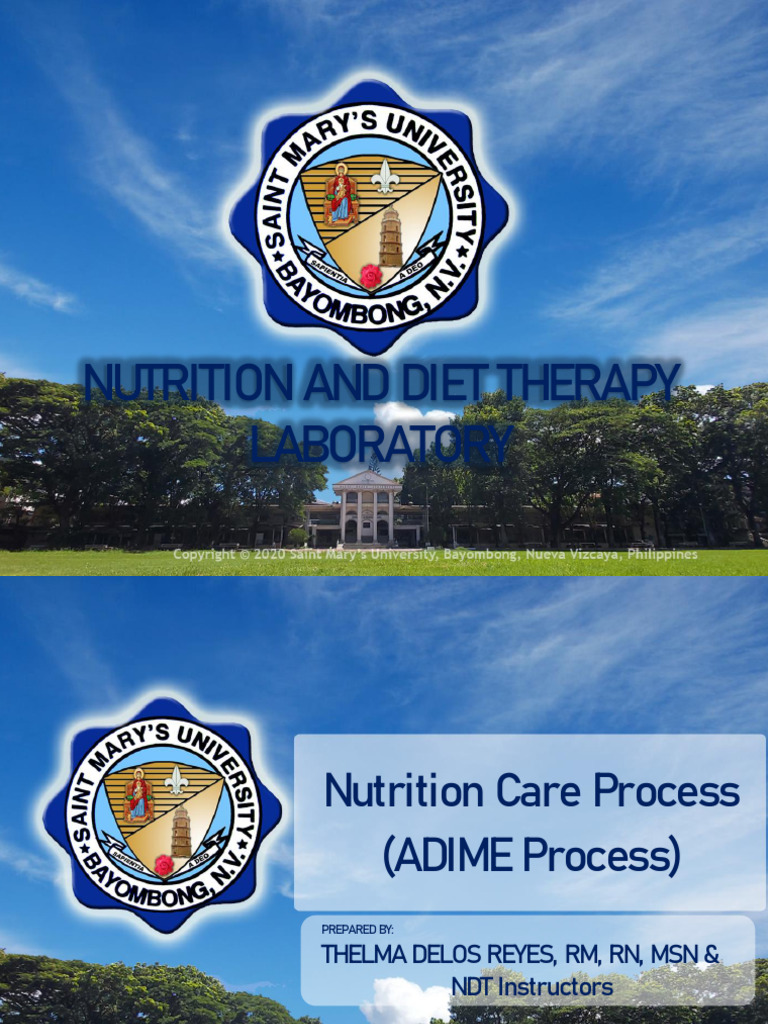 Chapter 3.1 - NCP (Adime Process) Assessment of Nutritional Status ...
