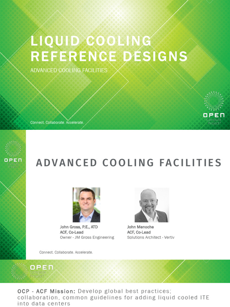 Liquid Cooling Reference Designs | PDF | Data Center | Continuum Mechanics