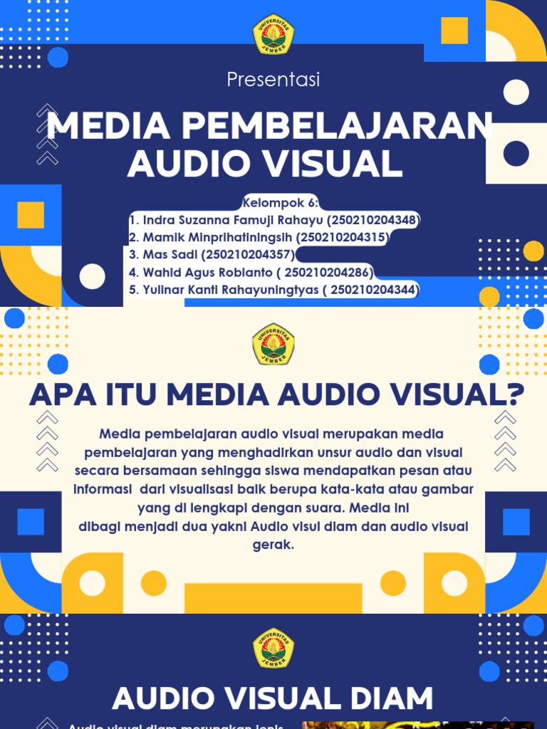 Media Pembelajaran Audio Visual | PDF