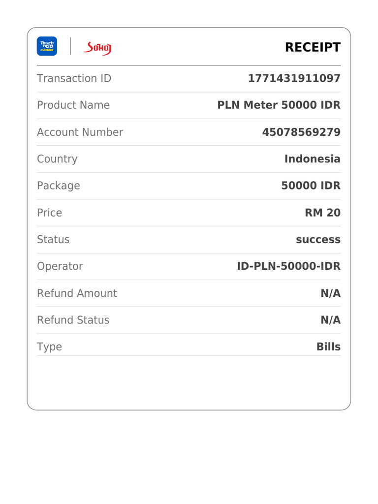 Transaction ID Product Name Account Number Country Package Price Status ...