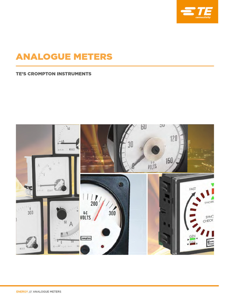 x18 - Te Crompton Analog Meter | PDF | Alternating Current | Electric Power