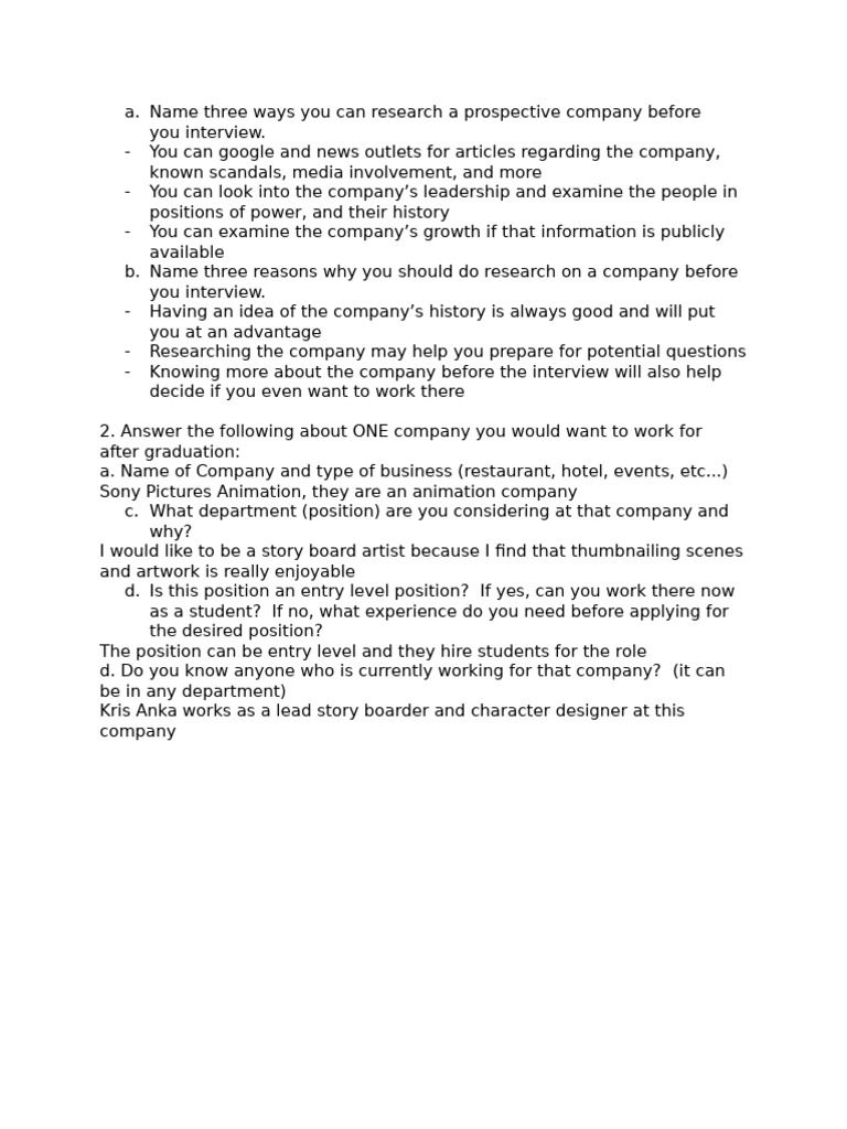Career Research Comp | PDF