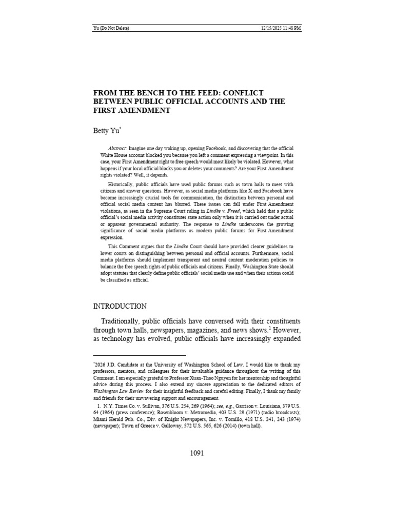 EBSCO FullText 02 - 23 - 2026 2 | PDF | First Amendment To The United ...