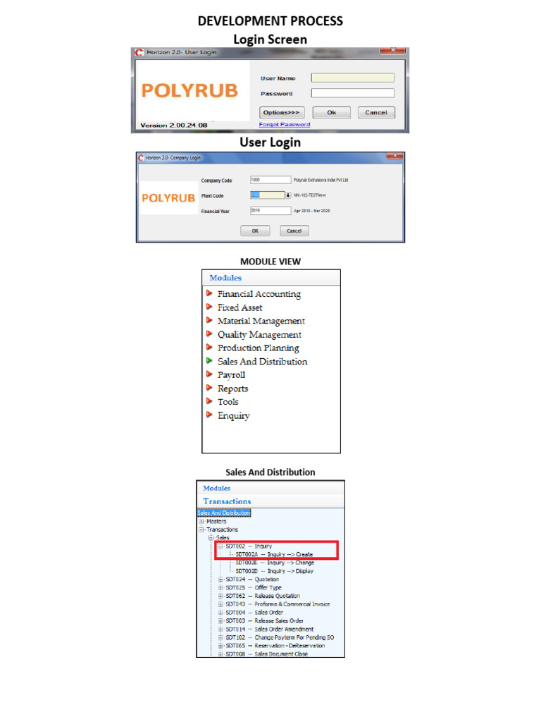 Development Enquiry User Manual | PDF | Computing | Software