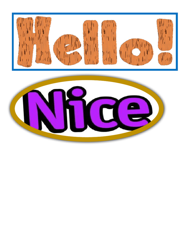 Greeting Words | PDF