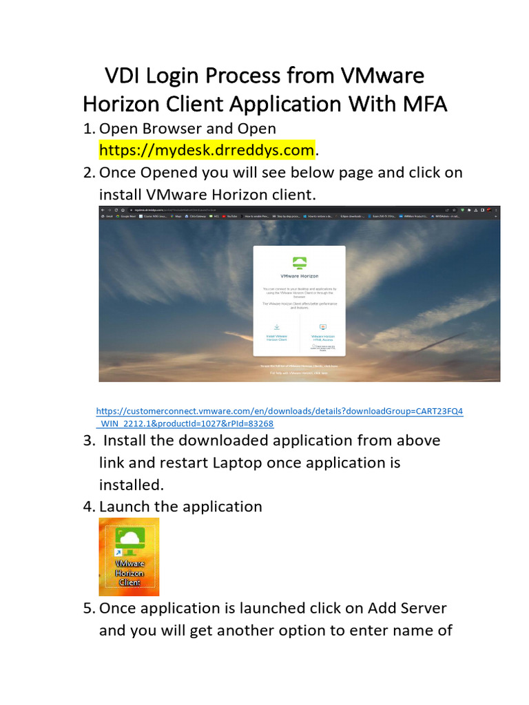 Login Process | PDF