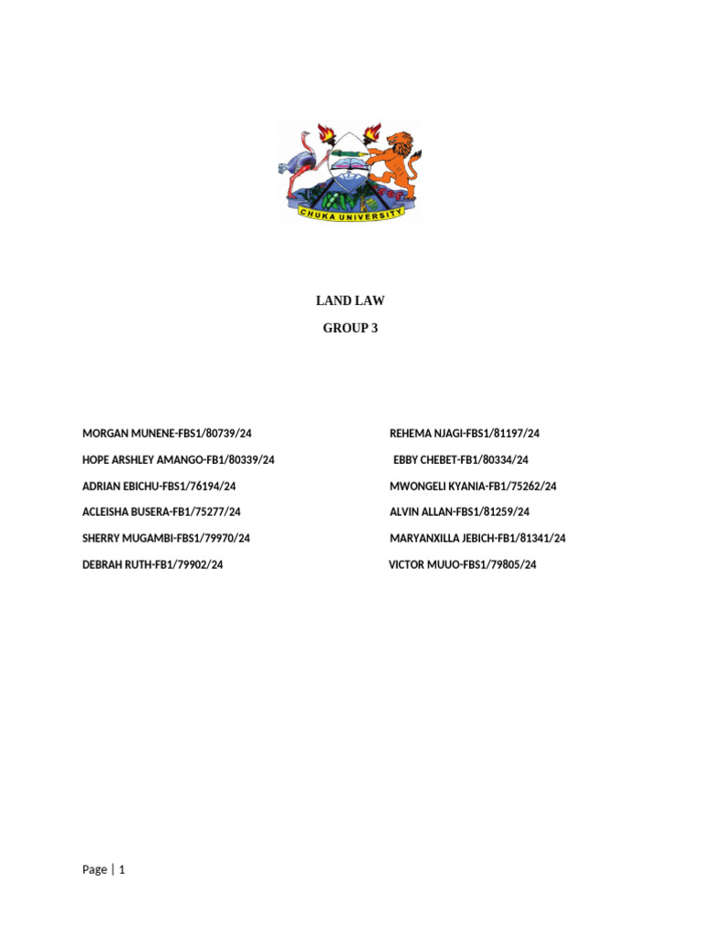 Concept of Possession Under Land Law New | PDF | Adverse Possession ...