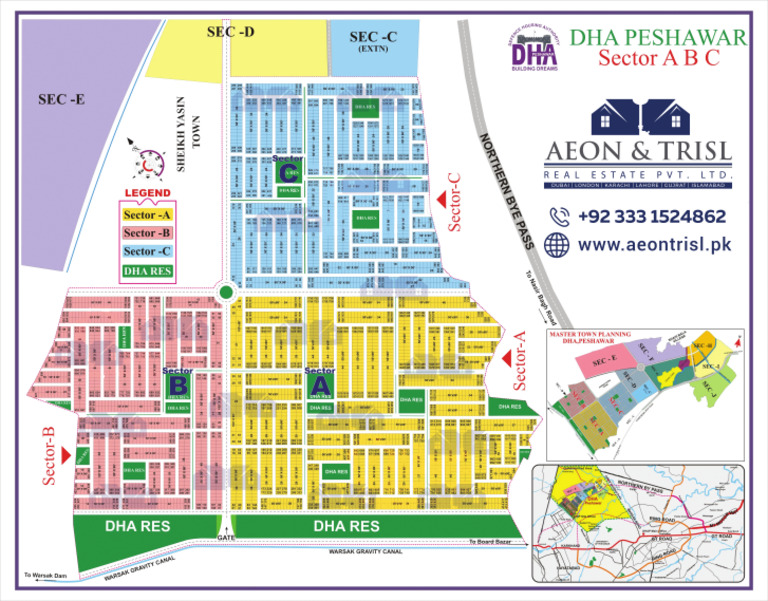 DHA Peshawar Map | PDF