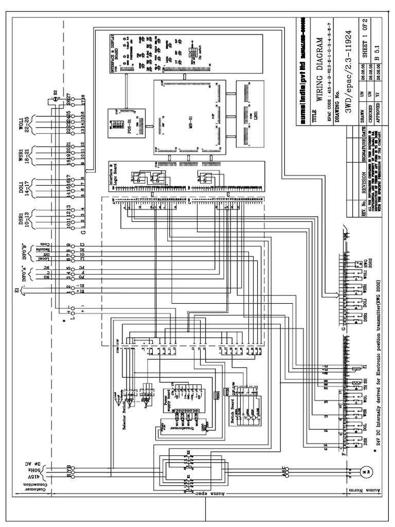 Aumo India MoV Wiring Diagram | PDF
