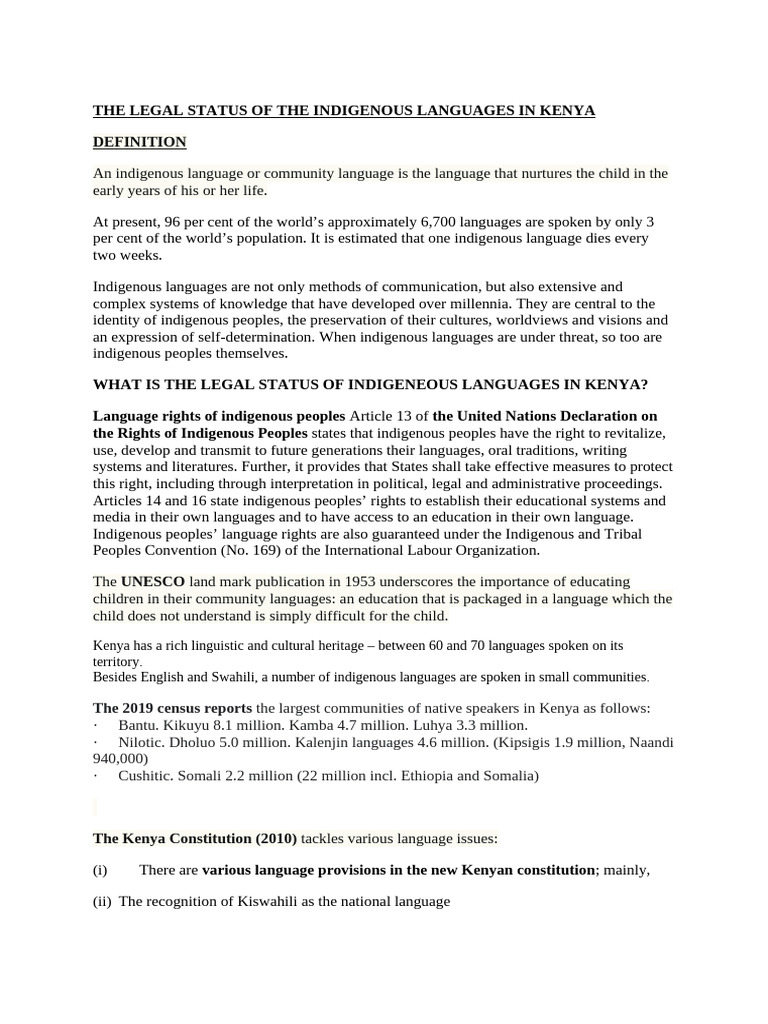 Indigenous Language DPTE Introduction-1 | PDF | Language Acquisition ...