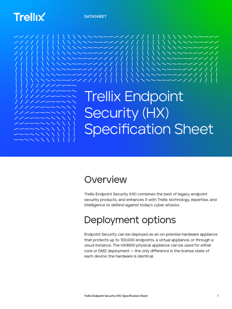 Trellix Endpoint Security Specification | PDF | Computer Hardware ...