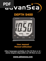 Download ADVANSEA DepthS400 User Manual Uk by Vinod Nellippilly SN100287376 doc pdf