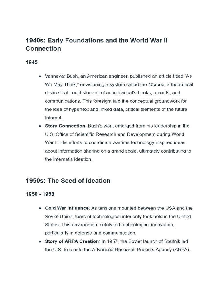 Evolution of Internet and WWW PDF | PDF | World Wide Web | Internet & Web