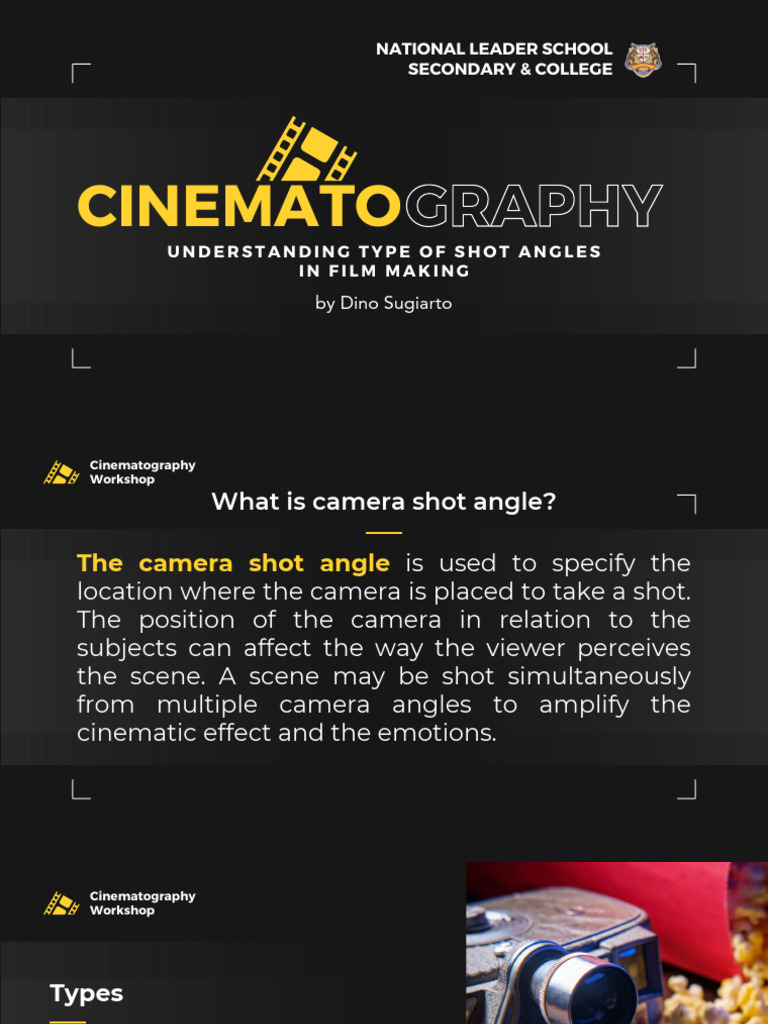 Cinematography Workshop | PDF | Cinematography | Filmmaking