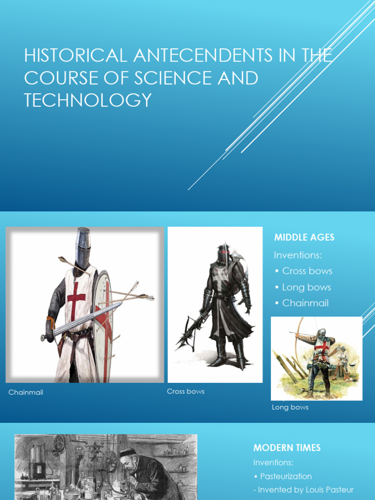 Historical Antecendents in The Course of Science and Technology | PDF ...