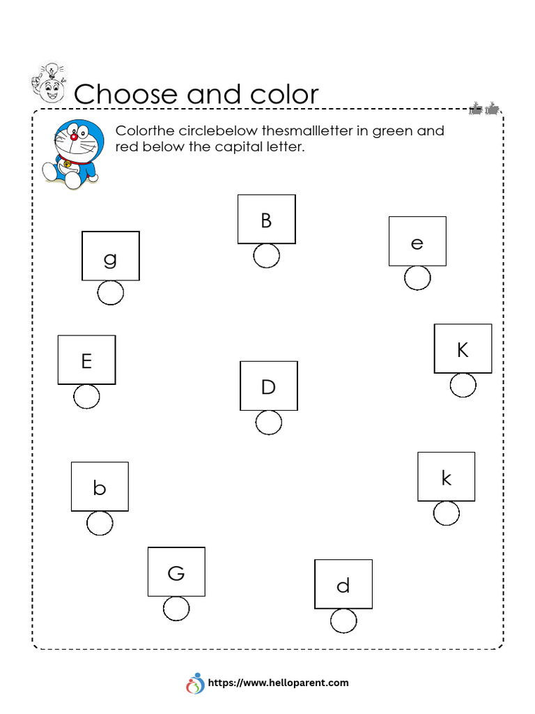 English Alphabets 2 LKG Worksheets | PDF