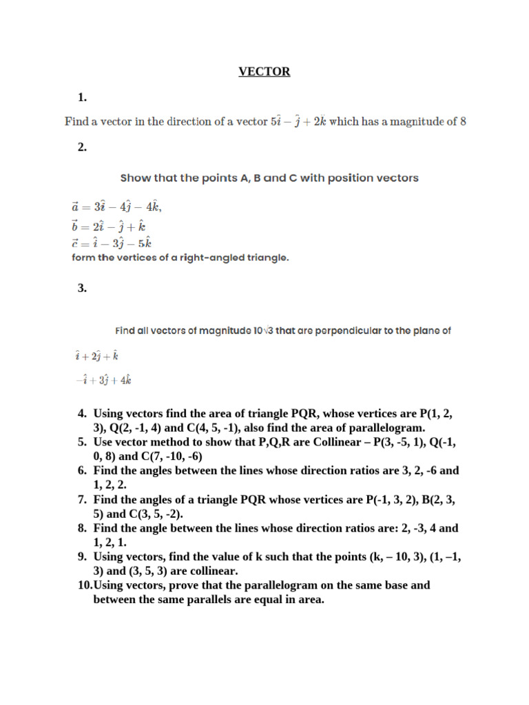 Vector Variety Q | PDF