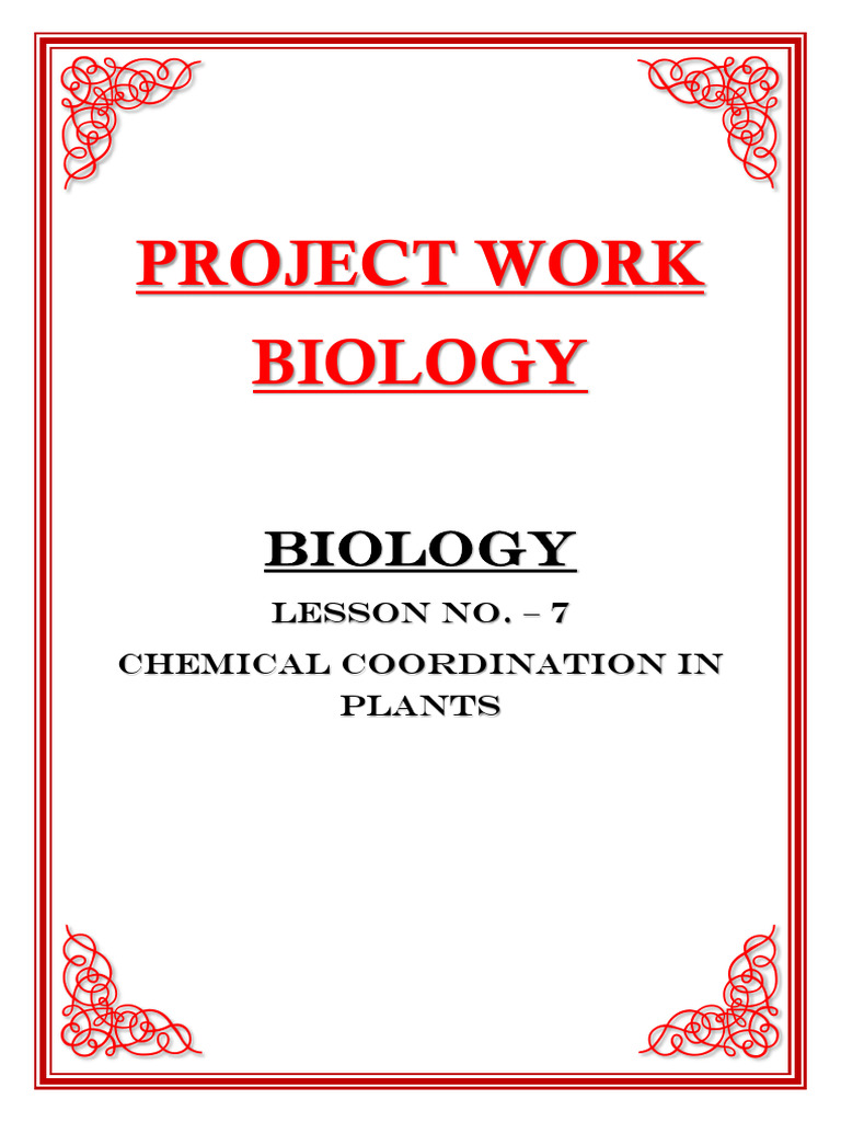 Biology Project | PDF