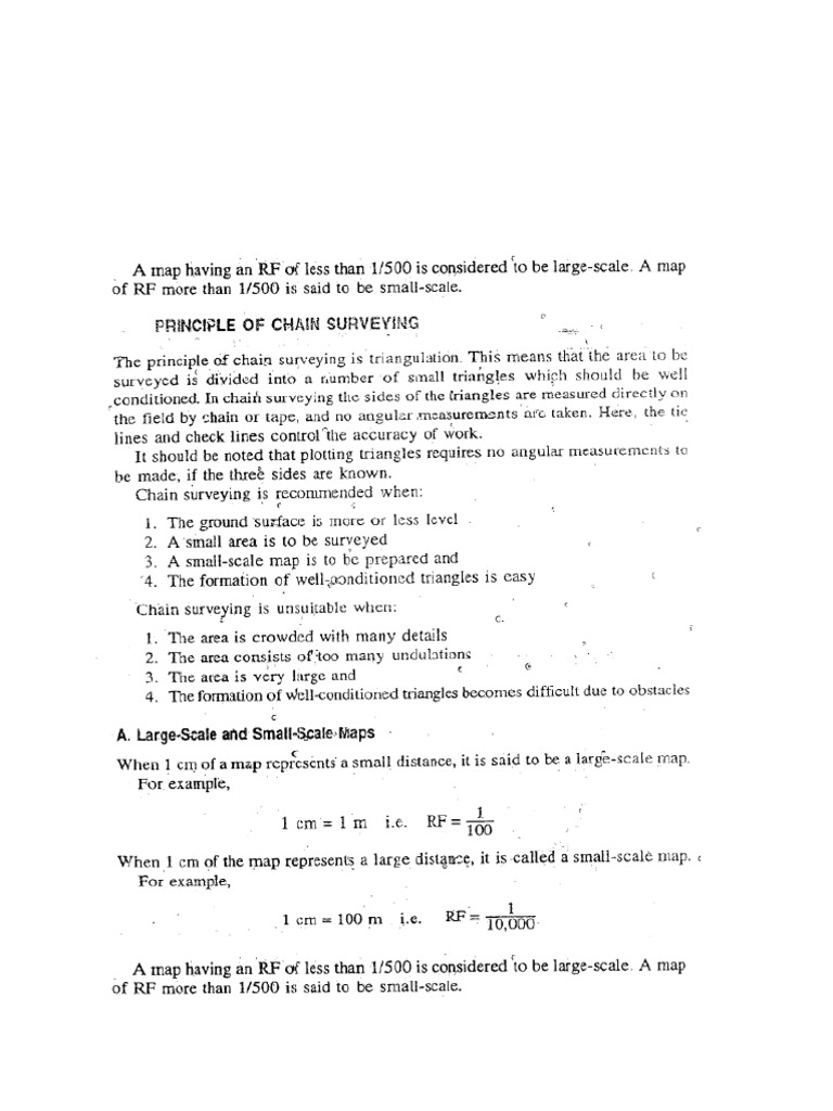 Chain Surveying | PDF