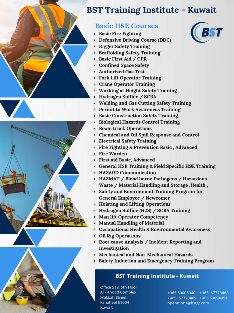 BST Basic HSE Courses | PDF