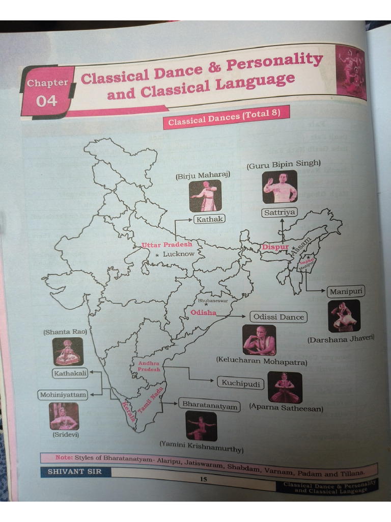 Notes of Classical Dance and Folk Dance | PDF