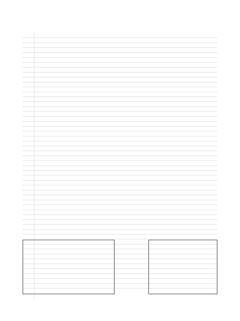 Notes Template | PDF