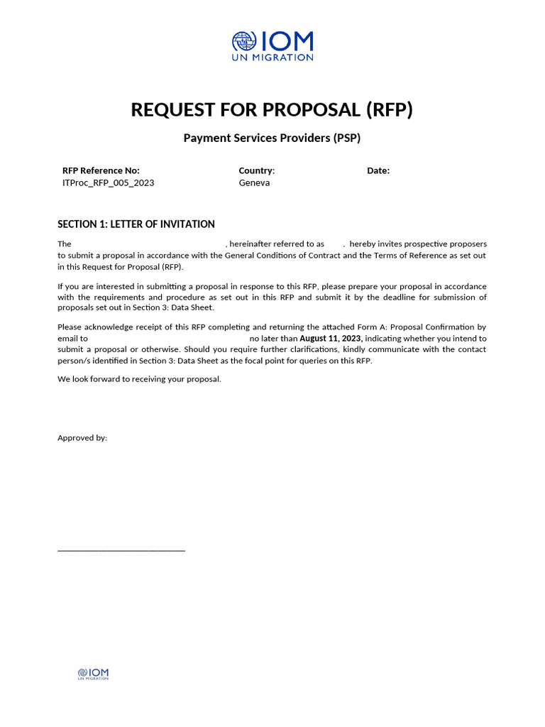 Payment Gateway RFP | PDF | Consortium | Fourteenth Amendment To The ...