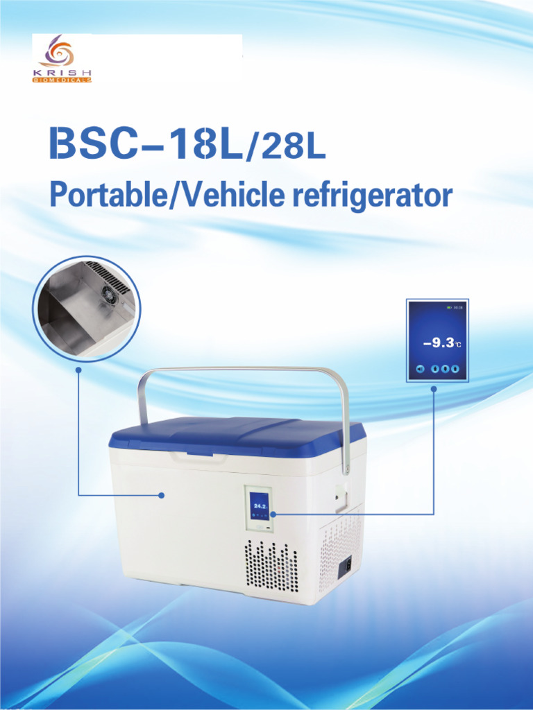 Portable Vehicle Refrigerator 18-28L | PDF