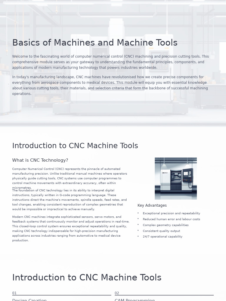 Basics of Machines and Machine Tools | PDF | Machining | Secondary ...