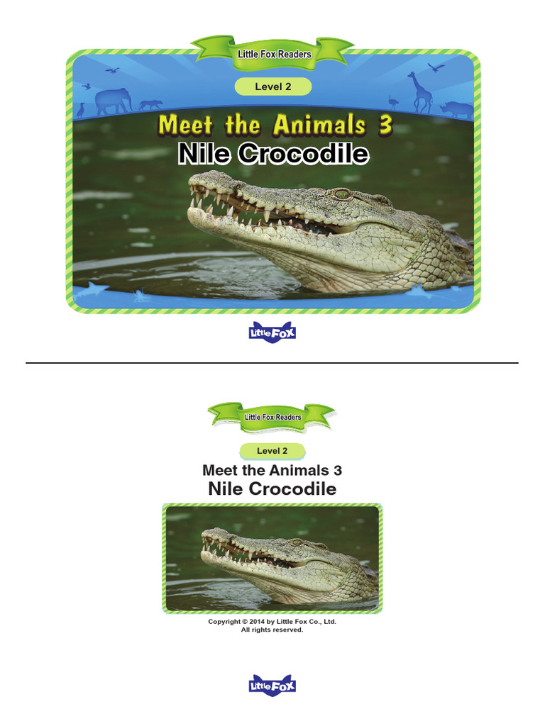 003.LV2.Meet The Animals 3 - Nile Crocodile | PDF