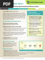 Humulin m3 Patient Booklet | PDF