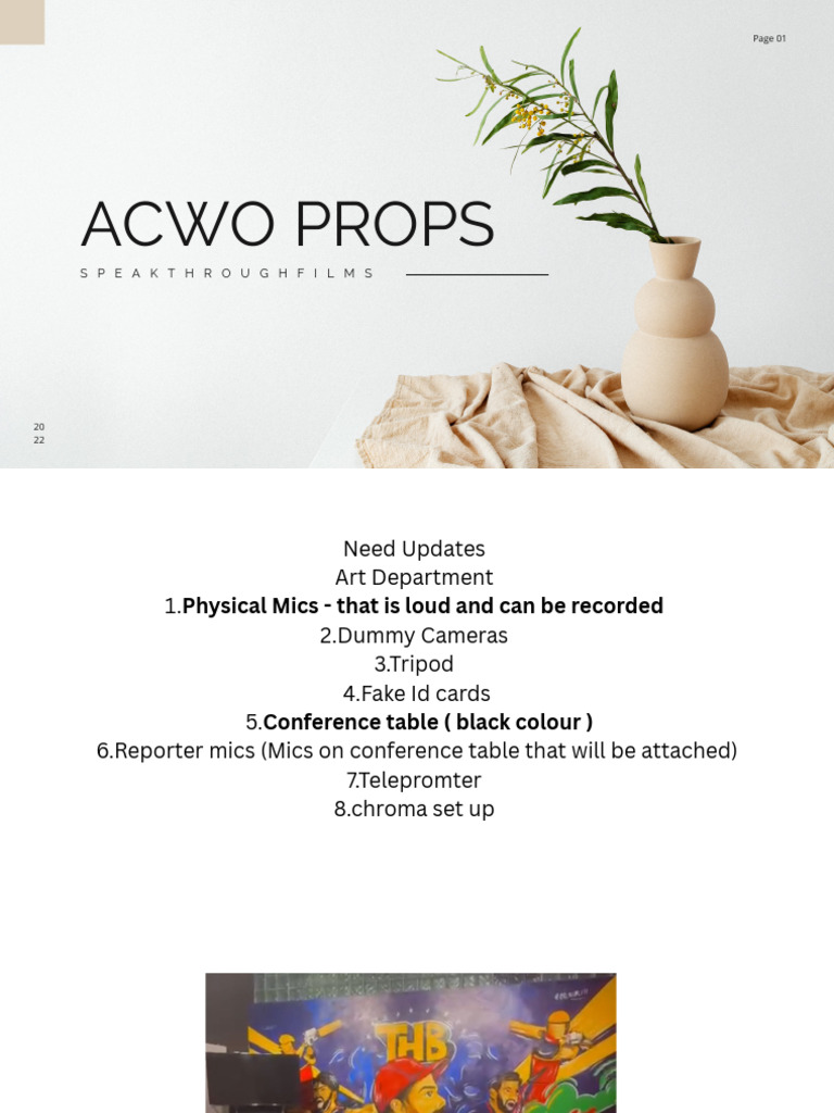 ACWO Props | PDF