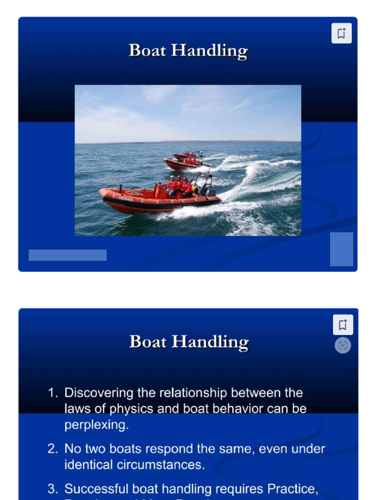 Boat Handling | PDF