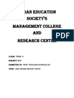 Indian Education Society'S Management College AND Research Centre