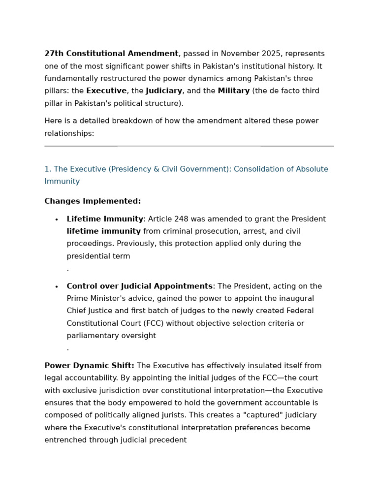 27th Amendment Document | PDF | Judiciaries | Sovereign Immunity