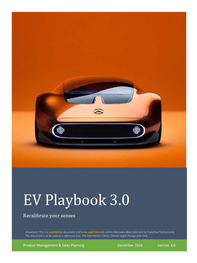 EV Playbook Version 3 | PDF | Electric Vehicle | Battery Charger