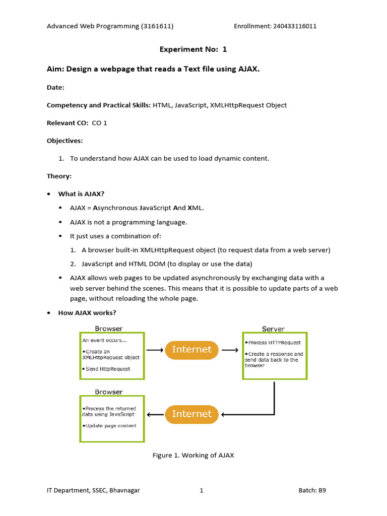 AWP Prac1to7 | PDF | Ajax (Programming) | Model–View–Controller