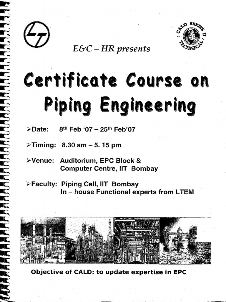 Piping Course Material IIT | PDF