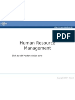 Human Resource Management: Click To Edit Master Subtitle Style