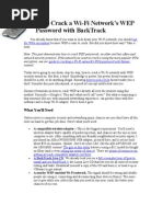 How To Crack A Wi-Fi Network'S Wep Password With Backtrack: Opt For Wpa Encryption